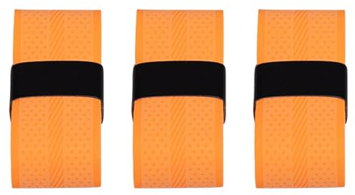 KACCDE 3 cintas de agarre para raqueta de bádminton, plana, antideslizante, resistente al desgaste, mango absorbente de sudor para deportes, fitness, raqueta de bádminton, agarre