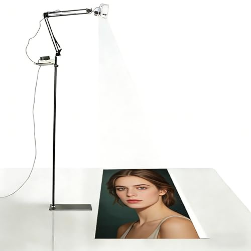 Strumento portatile per schizzi di disegno, proiettore artistico intelligente, dimensioni e angolazione regolabili, immagini chiare per artisti e principianti
