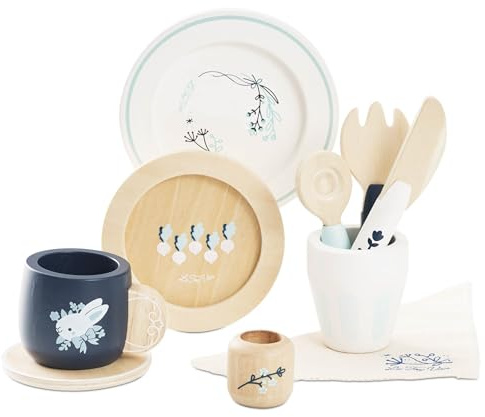 Le Toy Van TV309 Wooden Cutlery Dining Set