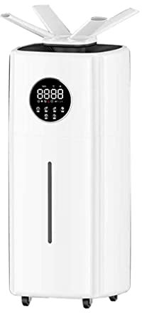 Humidificadores Comercial, 21L Ultrasónico Niebla fría Aire Industrial Purificadores de pie a Gran Escala Atomizadores de 4 núcleos, Pantalla LED ultrasilenciosa de 20Db Smart Money (Smart)