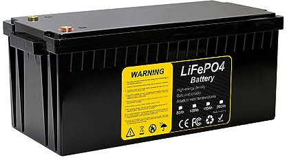 WILLQ 12V 200Ah 150Ah 100Ah 80Ah Lithium-Eisenphosphat-Batterie LiFePO4 wiederaufladbar ersetzt SLA AGM passend für Solarboot RV Marine Camping Power Batterie mit BMS,12v200ah