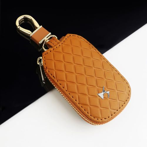 ZGCYK Estuches de Llaves para DS 4S DS 5LS DS5 DS6 DS7 DS9 DS3 DS4 Funda Llaves Porta Chaves Bolso Llaves Organizador Accesorios,Brownstyle-A