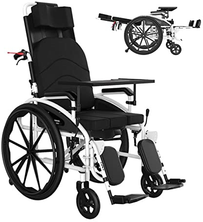 Potente silla de ruedas ligera para interiores y exteriores, viajes en casa.