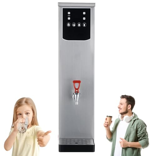 Warmwasserboiler Für Trinkwasser, Gewerblicher 20-Liter-Warmwasserboiler, Automatische Temperaturregelung, 2,5 KW Autofill-Teebereiter Aus Edelstahl, 20 Liter Pro Stunde, Schnell Kochendes Wasser
