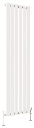 SKY BATHROOM 1600×408mm Vertical Flat Panel Radiator White Single Design Central Heating Radiators