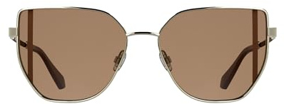 Calvin Klein Jeans Women's Sunglasses CKJ25209S - Light Gold with Solid Orange Lens