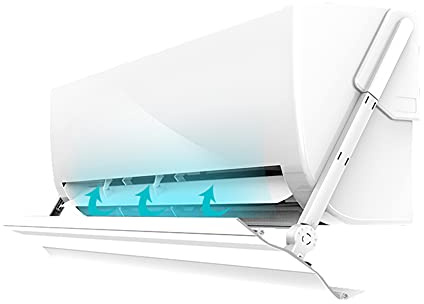 Deflettore aria per condizionatore Deflettore del vento anti-soffiaggio diretto regolabile generale for casa, ufficio e(100CM)