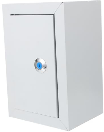 Toddmomy Scatola in Ferro Bianco e di Distribuzione Elettrica da Paretestallazione Facile Funzionamento Sicuro per Uso Interno Centri Commerciali