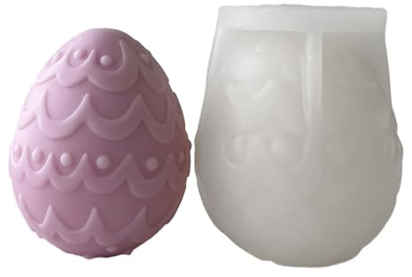 Shuade Stampo per uova di Pasqua per sapone, decorazione pasquale, per sacchetti regalo, antiaderenti, facili da demolire
