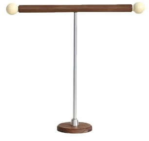 SQOYEI Retro Pastaställ Robust Och Hållbart, Vertikalt Pastatork Stor Kapacitet för Hemlagad Spaghetti Pasta Torkställning(Brown B)