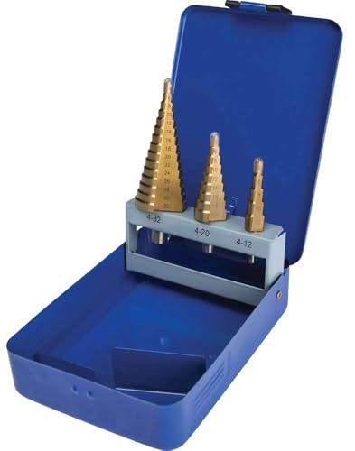 Blue Spot Tools Tools 20504 HSS Stufenbohrer-Set (4-32 mm), 3-teilig