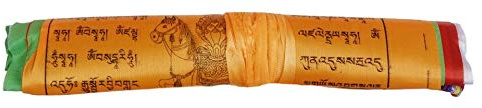 BUDDHAFIGUREN Drapeaux de prière de Chine - 100 % polyeste - 4,2 m
