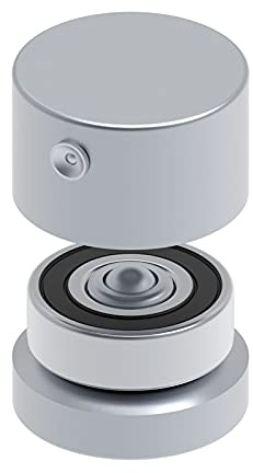 Unteres Drucklager für Drehtore, verzinkt Kegelrollenlager, Ø 40 mm ideal für automatisierte Drehtore