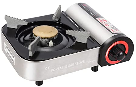 Outdoor Mini Cassette Grill Gas Stove Portable Camping Hiking Travel Picnic Barbecue BBQ Gas Stove Furnace Cooking Accessories