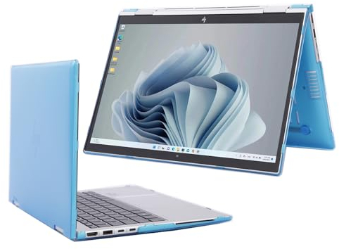 mCover Compatible Uniquement avec HP EliteBook 830 | 835 G9 / G10 et Elite x360 830 G9 / G10 2 en 1 Windows Laptop (2022~2024) (13,3 Pouces / 33,8 cm) (ne Convient Pas aux Autres modèles HP) - Aqua