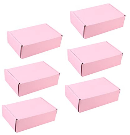 Tofficu 6 Stück Versandkartons Einsätze Stabile Verpackungskartons Für Expressverpackung Dekorative Papierkartons