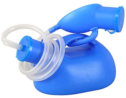 Men Urinal Bottle, Men's Urinal with Hand-held Portable 2000 Ml Large Capacity Leak-Proof Urinals for Large Plastic Pee Holder for Incontinence,Travel, Driving Convenient and Practical Urinal