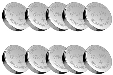 Pile Bouton en oxyde d'argent 395/SR927SW, idéale pour Les Petits appareils. Présentation en boîte de 10 unités, fiables et de Longue durée pour Votre Confort et Votre Utilisation Quotidienne.