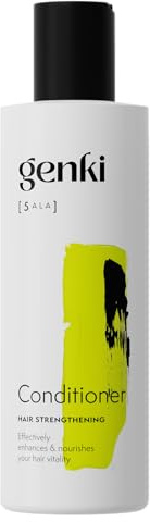 Genki Haircare Conditioner 200ml, 5-ALA, Sheabutter & Kokos | Stärkt brüchiges & trockenes Haar, spendet intensive Feuchtigkeit - vegan, ohne Silikone & Parabene