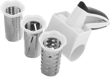 TOPPERFUN 1juego Rallador De Giratorio Manual Rallador Multifuncional Para y Verduras Herramienta De Cocina y Ocasiones Especiales