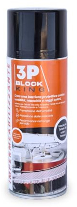 TENDAGGIMANIA Zelt imprägnierspray 3P Block King für Textilien Outdoor Markisen Camping, Planen, Wohnmobil, Kunstleder, Zelt imprägnierung Wasserdicht 400 ml