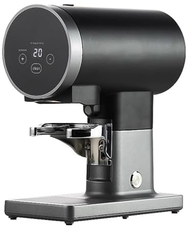 Automatic Coffee Tamper, 58mm Electric Espresso Tamper with Adjustable Pressure 10-30Kg, Height Adjustable with Portafilter Bracket, Precision Press for Home or Commercial Use