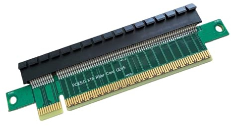 Carte d'extension PCIE5.0 X16 flexible avec haute compatibilité pour différentes cartes mères et systèmes Adaptateur graphique de vitesse