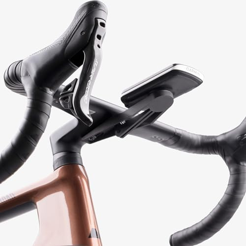 beSmart.bike - Accessoires de vélo - Support universel Gear Groove pour ordinateur - Compatible avec Garmin Edge 10xx & Explore - Avec poignée supplémentaire à l'arrière, mâle