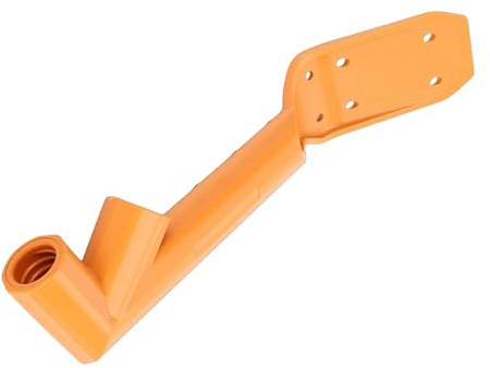TOPINCN Paletta per la Pulizia delle Grondaie, Strumento per la Pulizia delle Grondaie del Tetto in Plastica con Mini Rastrello a Doppia Posizione Filettata per Pali Filettati Standard