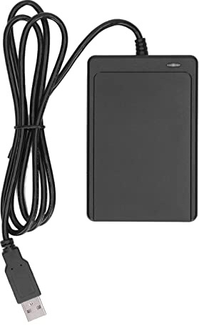 Lector de Tarjetas Inteligentes NFC con Conectividad Bluetooth y USB Material PC Sin Contacto Lector de Tarjetas 13.56 MHz para Oficina y Acceso a Estacionamiento Compatible con