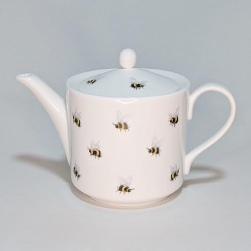 Dandelion Collection - Bumble Bees Fine Bone China Teapot (Large)