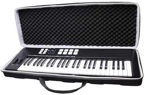 MIDI Keyboard Case Controller Case for MIDI Keyboard, Hard Storage Travel Protective Carrying Bag CASE Only