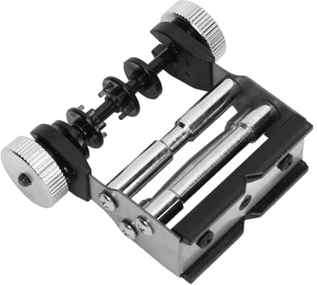 AMONIDA Bågskytte Bågsträng Serveringstråd Jig Hållbar Metallramverktyg för Recurve Compound Traditionell Båge (Svart)