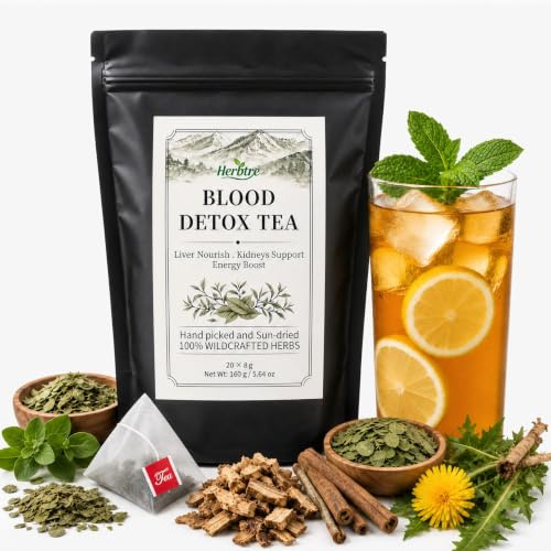 Herbal Wellness Tea, Caffeine Free Tea for Bloating Relief & Immune Health