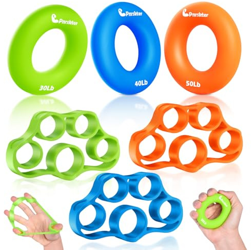 Pnrskter Hand Grip Strengthener, Finger Exerciser, Grip Strength Trainer