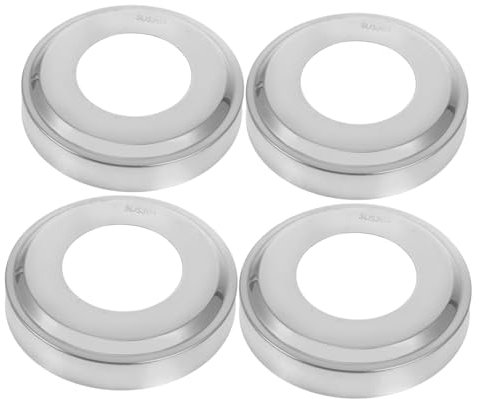 Sosoport 4pcs Stainless Steel Pool Handrail Cover for Inground Pools Safety and Tubing Replacement Left Cover