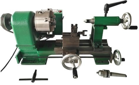 Tornio da tavolo for microstrumenti tornio for lavorazione dei metalli in metallo(Three-jaw chuck)