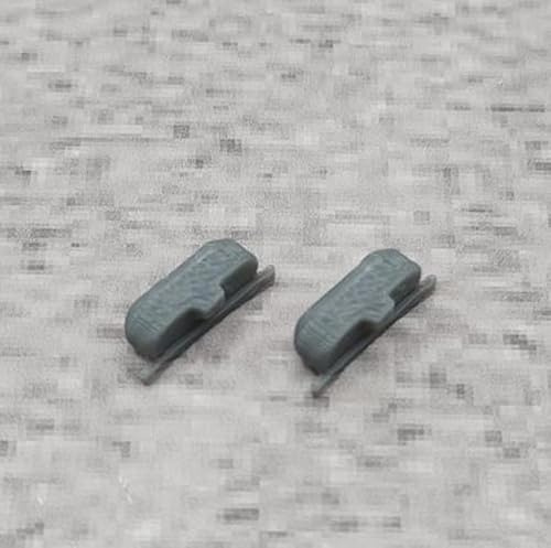 ULEIVA Lot de 2 boutons d'alimentation de rechange, gris, compatibles avec Garmin Edge 800/810, pour ordinateur de vélo, vélo de route, pièces de rechange (gris)