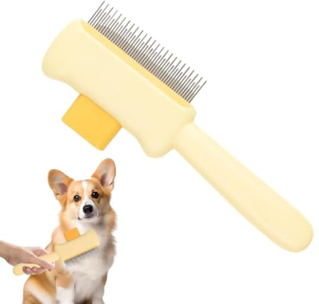 för löshår till Ergonomiskt grepp skonsam fällborste liten och medium | Pälsvårdsmassageför Pälsborttagning, pälsvård, hund, katt, kattungar, valpar, kaniner