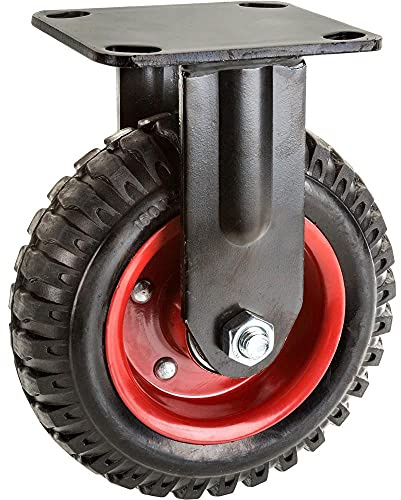 Steelex D2578 Fixed Heavy Duty Industrial Wheel, 6, Black