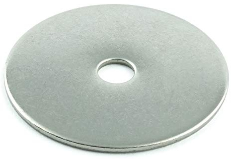 Eisenwaren2000 | M8 Karosseriescheiben 8,4 X 50 mm (10 Stück) - Beilagscheiben - Kotflügelscheiben - Edelstahl A2 V2A - rostfrei