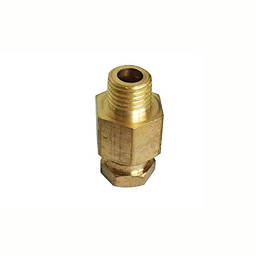 Tuanie Lnanqing-schlauchverbinder Messing Kompression gerade Adapter 4mm / 6mm Schmierung Messing Ölleitung Montage für CNC-Maschinenschmiersystem 10pcs, Anschluss für Gartenschlauch