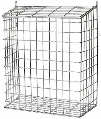 Vision4ever 1Pcs Letterbox Cage with Fixings Post Letter Mail Catcher Door Guard Basket Indoor Holder for Letters