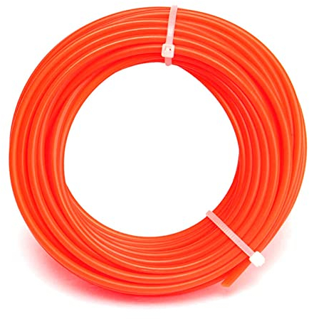 ICAMAS Recortadora Fuerte, desbrozadora, 5M x 4mm, Cuerda de Nailon, Cuerda de Alambre for desbrozadora de Hierba, reemplazo Grueso de 4,0mm