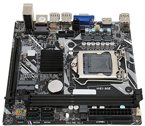 Carte Mère de Jeu LGA 1155, NVME WiFi M.2 VGA HD Sortie 10 USB 2.0 DDR3 Carte Mère de Bureau pour Le Remplacement D'ordinateur PC