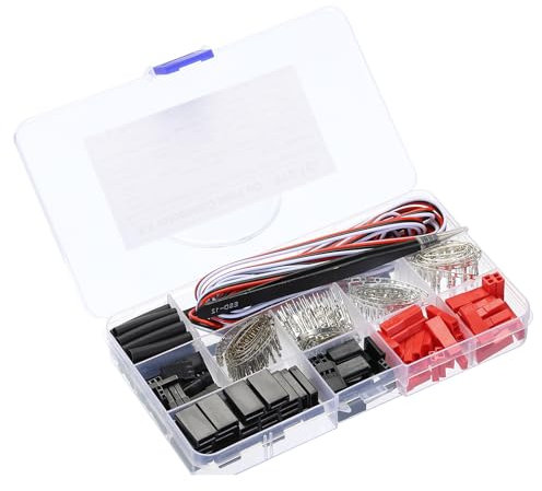 QUARKZMAN 25 Set Servo Spina Maschio Femmina Connettore A crimpare Pin Cavo Kit per RC Auto Aereo Modello Parti Elettrico Cavo
