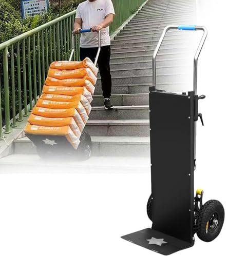 Carrello montascale Elettrico Carrello elettrico a mano potow Carrello elettrico per salire le scale Carrello a mano per traslochi da 400 kg, carrello pieghevole per salire le scale per impi~/