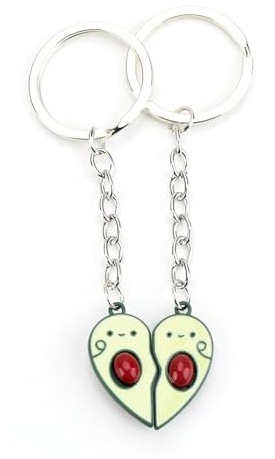 Porte-clés avocat pour couples, cadeau d'anniversaire pour femmes, cadeau pour petite amie, cadeaux d'anniversaire pour petite amie, petits cadeaux pour femmes