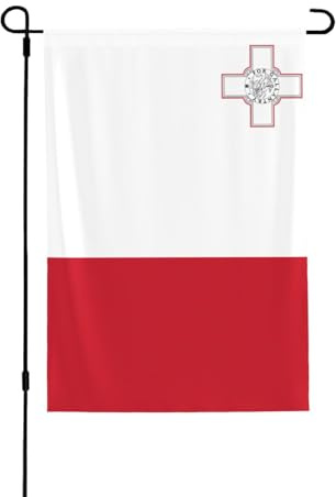Bandiera di Malta. Adatta per interni ed esterni, perfetta per casa, giardino, eventi e manifestazioni patriottiche.