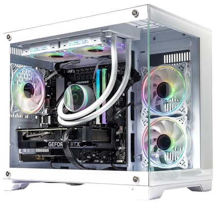 GTR Gaming PC | Intel Core i9 12900KF | RTX 5070 Ti 16GB | 32GB DDR5 6000MHz RAM | 1TB NVMe SSD | 750W 80+ Gold PSU | White AIO Cooler | Windows 11, Wi-Fi | ARGB - White Gaming Case